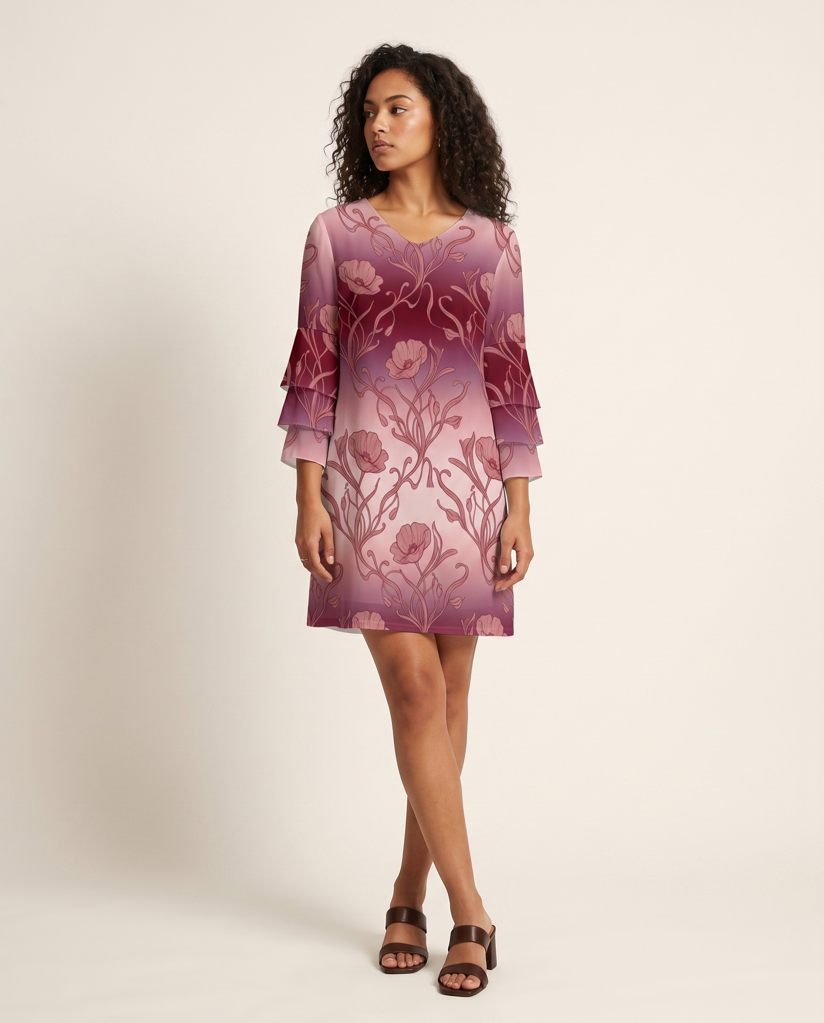 Blush Berry Ombre Floral