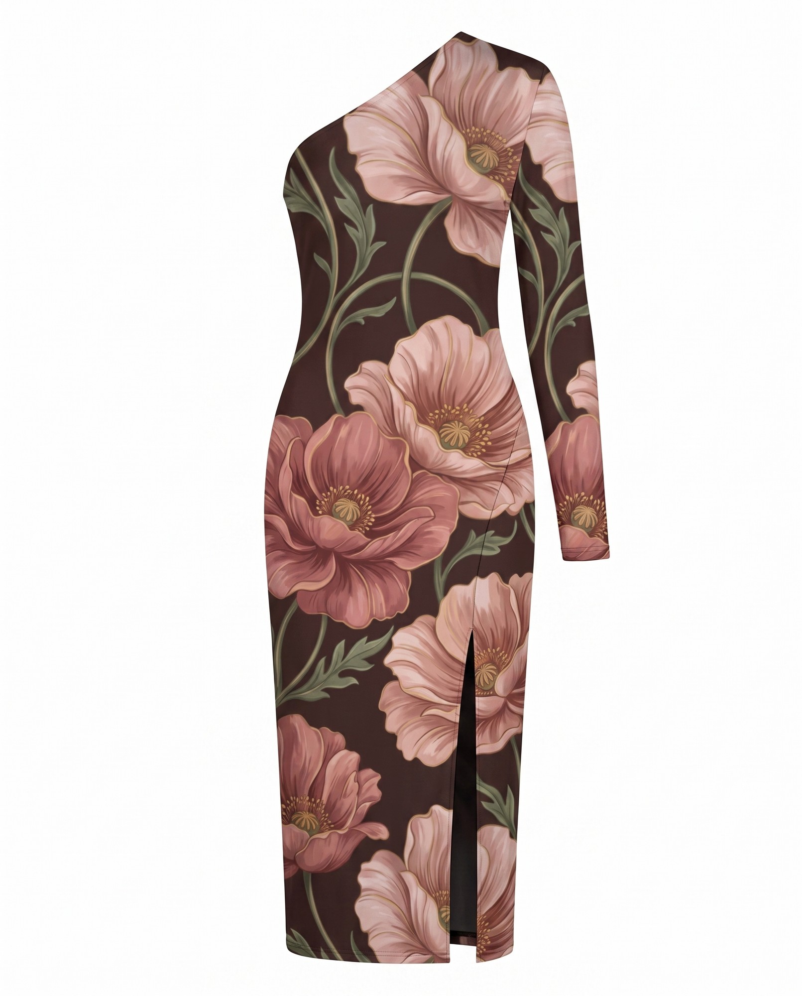 Chocolate Rose Blush Wedding Guest — view 5