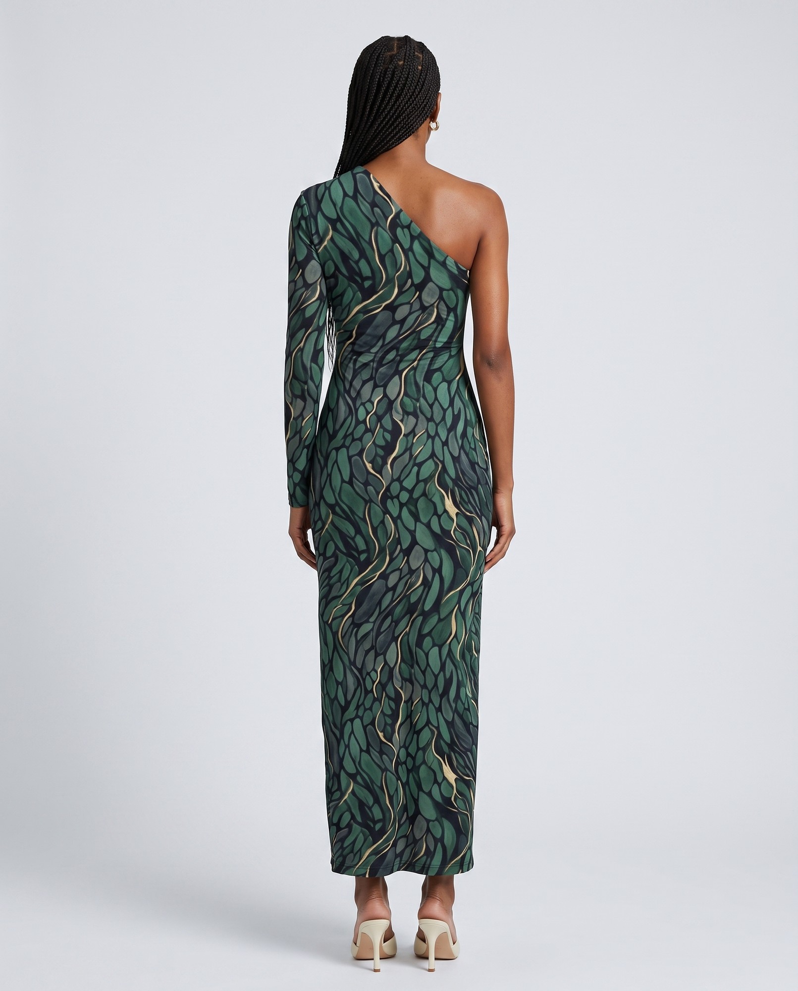 Emerald Black Dark Wedding Guest — view 4