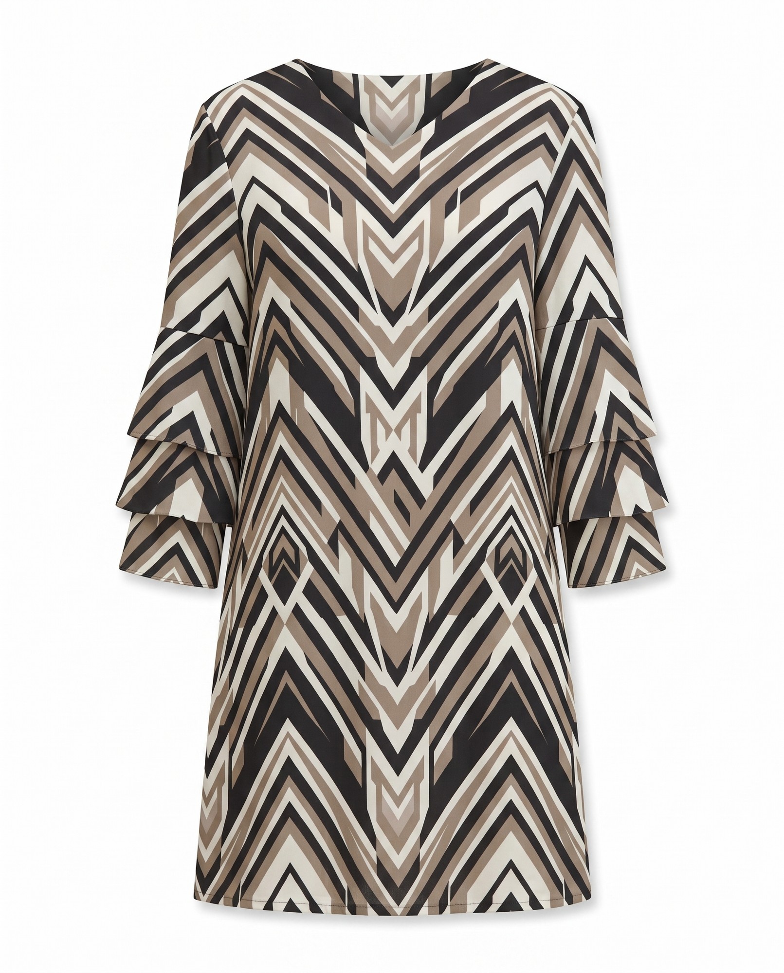 Black Ivory Art Deco Stripes — view 5