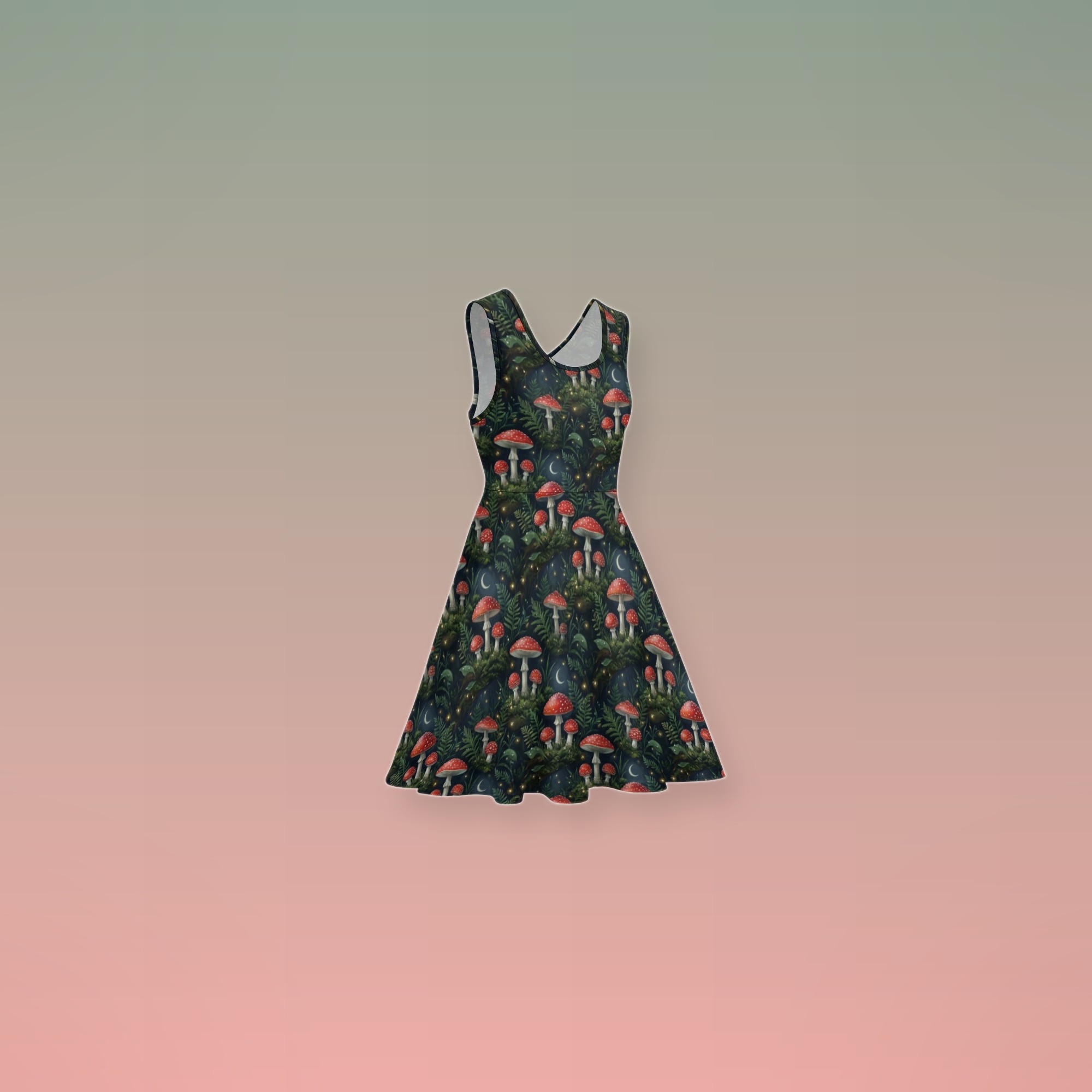 Enchanted Forest Mushroom Halloween Wedding Guest — view 3