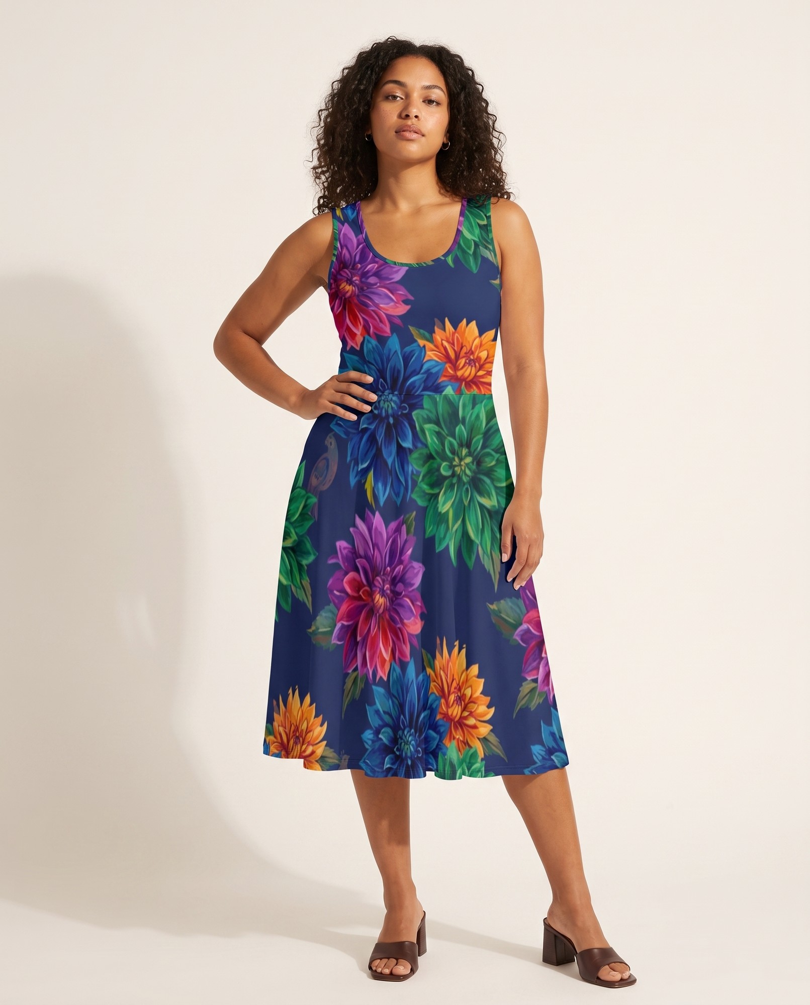Jewel Tone Floral Wedding Guest