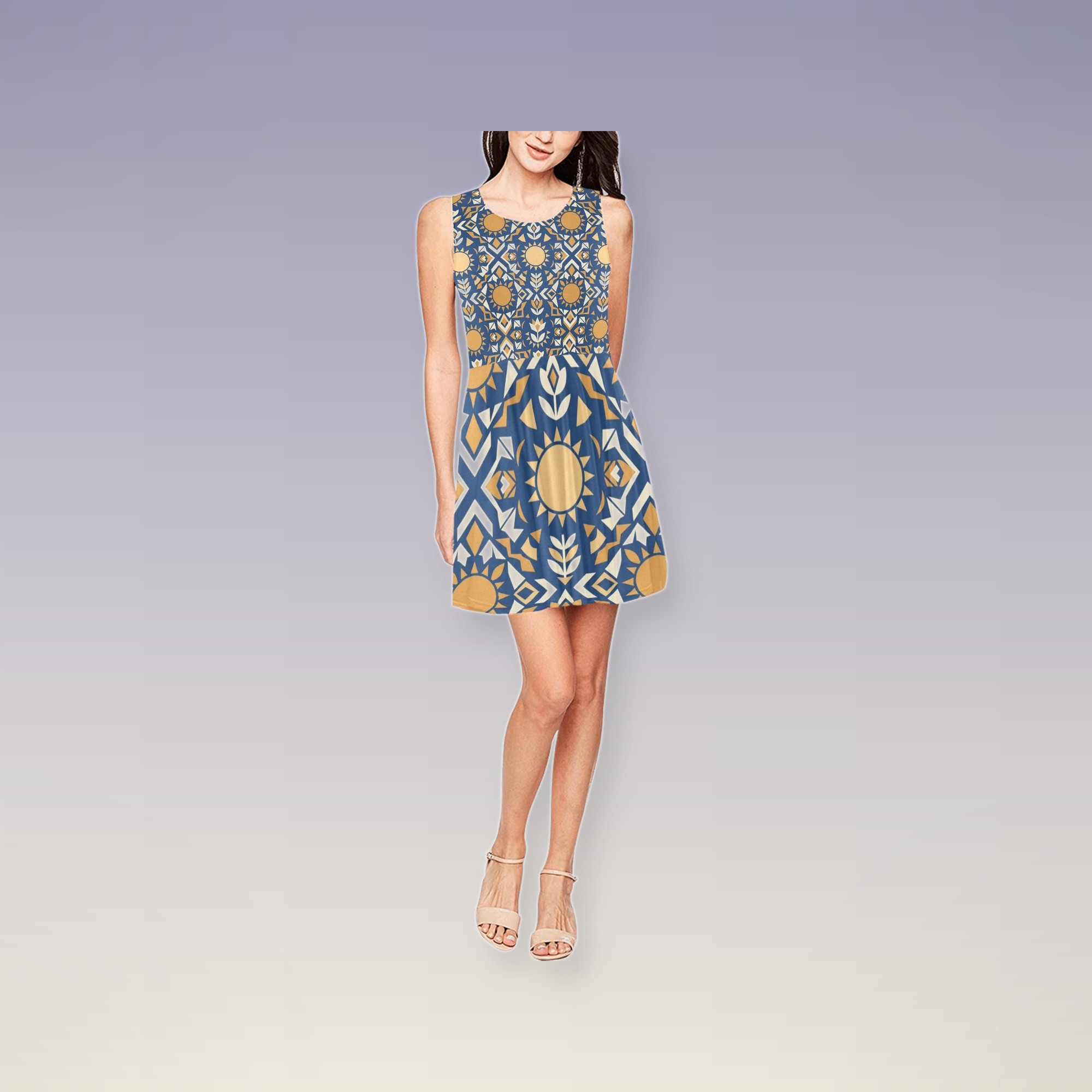 Indigo Ivory Ochre Talavera Sun — view 2